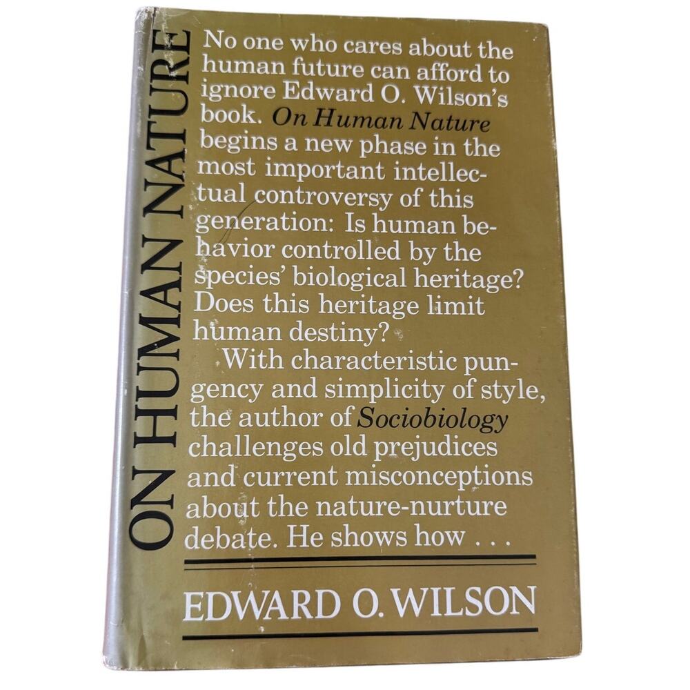 On Human Nature Hardcover – October 2, 1978 by Edward O. Wilson Book